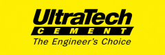 UltraTech Cement Logo on Yellow